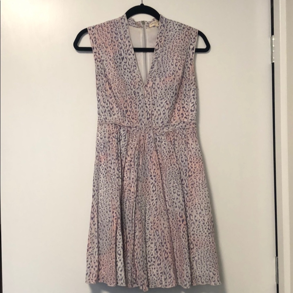 Rebecca Taylor leopard print dress size 0